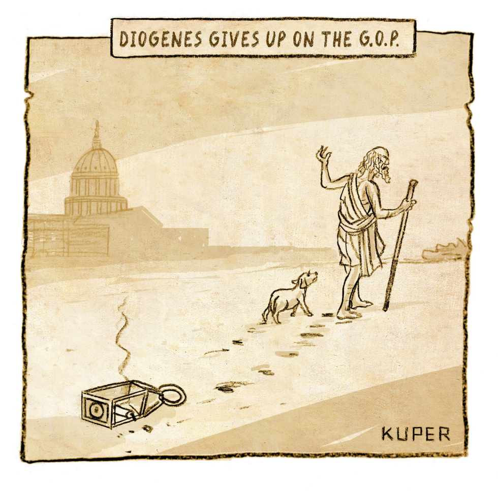  DIOGENES by Peter Kuper