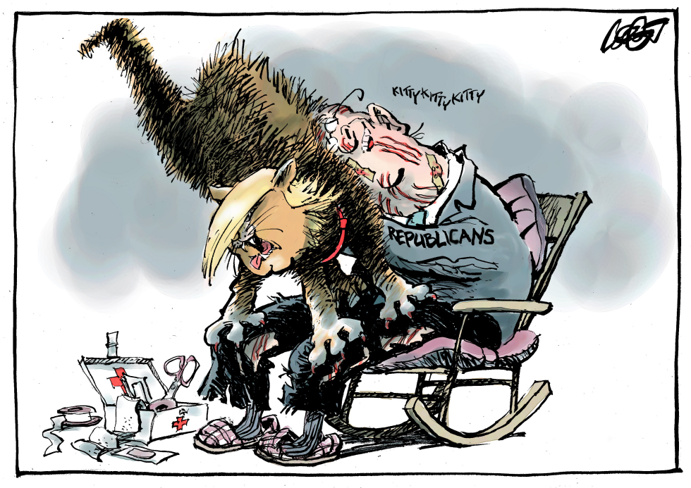  MAD CAT TRUMP by Jos Collignon