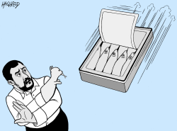 SALVINI AND THE SARDINES by Rainer Hachfeld