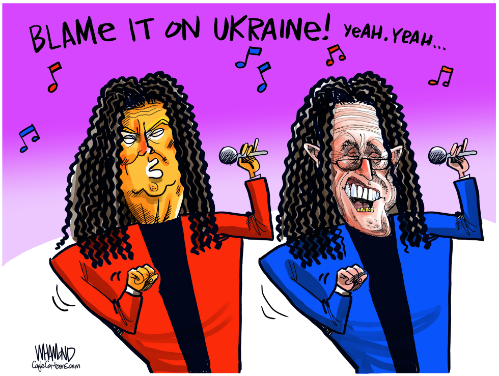  BLAME IT ON UKRAINE by Dave Whamond