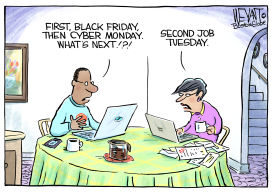 BLACK FRIDAY CYBER MONDAY by Christopher Weyant