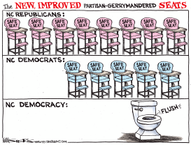 LOCAL NC GERRYMANDERED SAFE SEATS by Kevin Siers