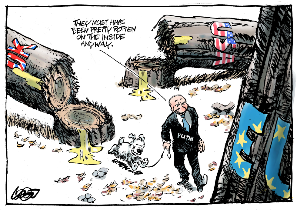  PUTIN’S VIRTUAL DOG by Jos Collignon