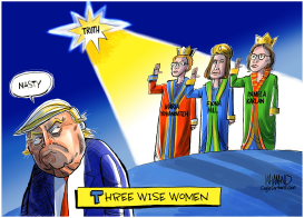 THREE WISE WOMEN by Dave Whamond