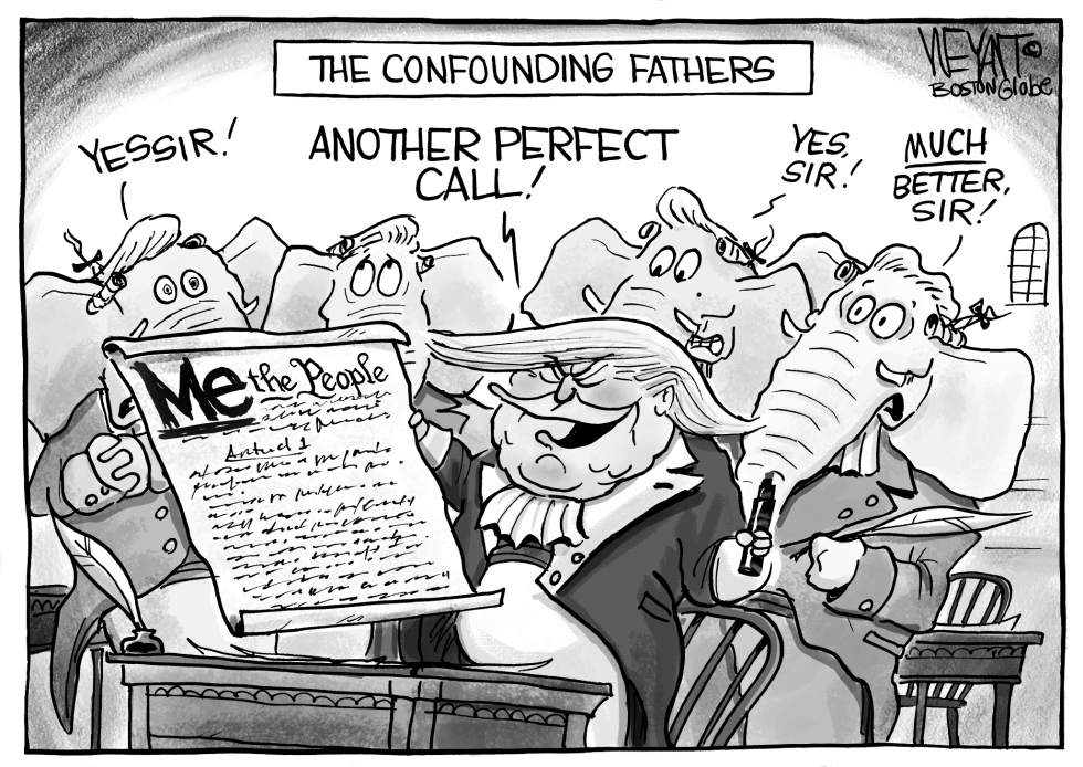  CONFOUNDING FATHERS by Christopher Weyant