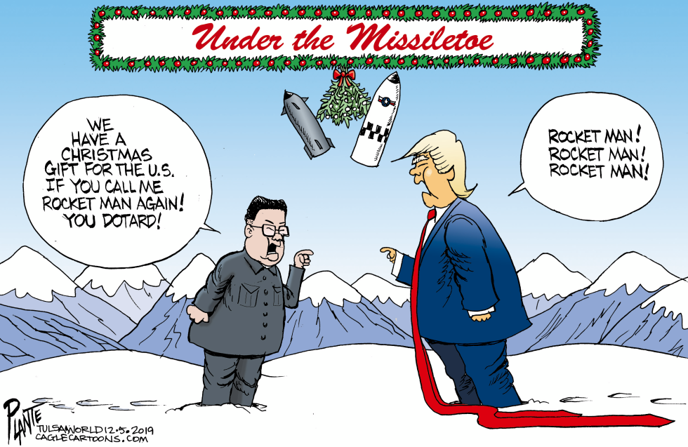  TRUMP UNDER THE MISSILETOE by Bruce Plante