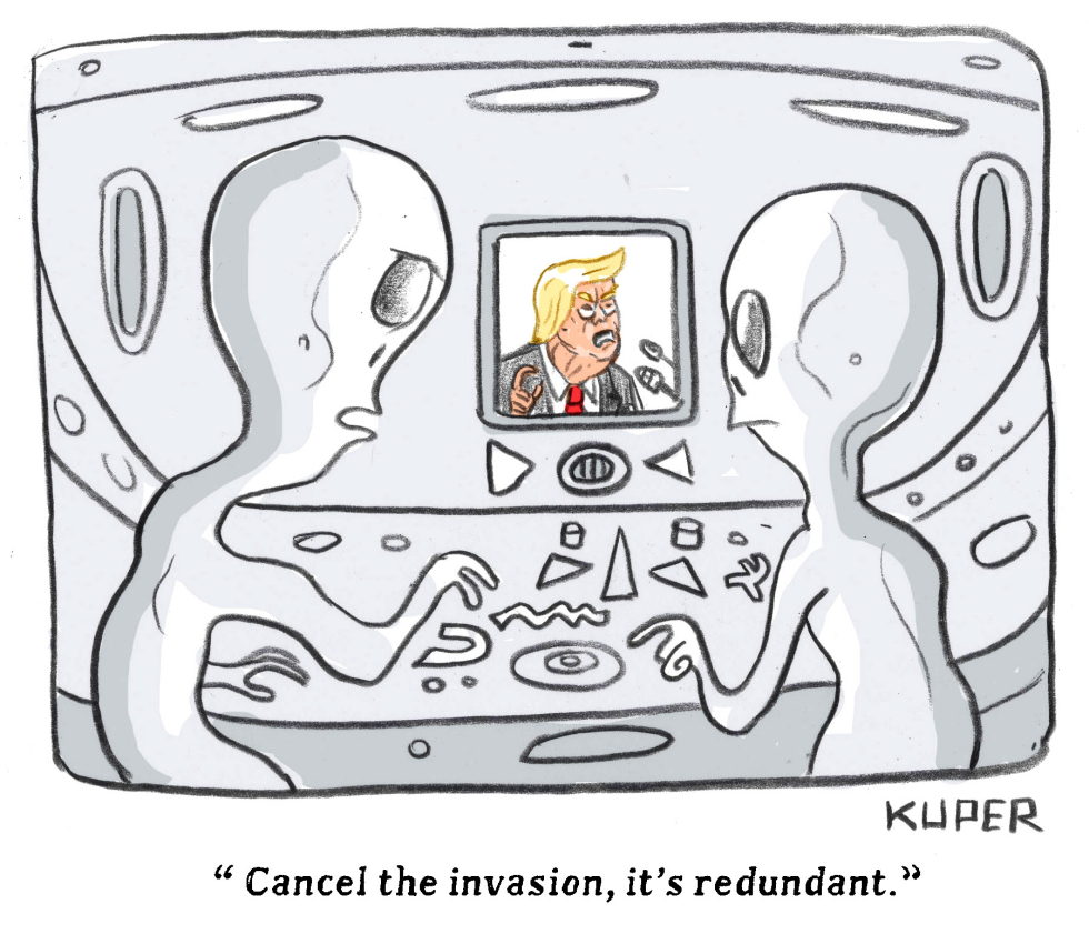  INVASION REDUNDANT by Peter Kuper