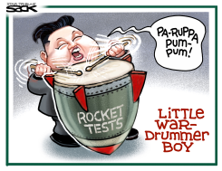 DRUMMER KIM by Steve Sack