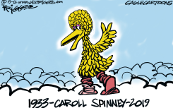 CAROLL SPINNEYRIP by Milt Priggee