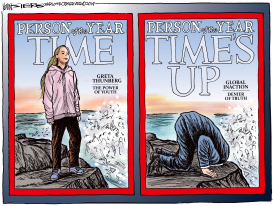 TIME'S PERSON OF THE YEAR by Kevin Siers