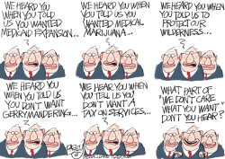 LOCAL HARD OF HEARING by Pat Bagley