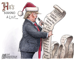 THE LIST by Adam Zyglis