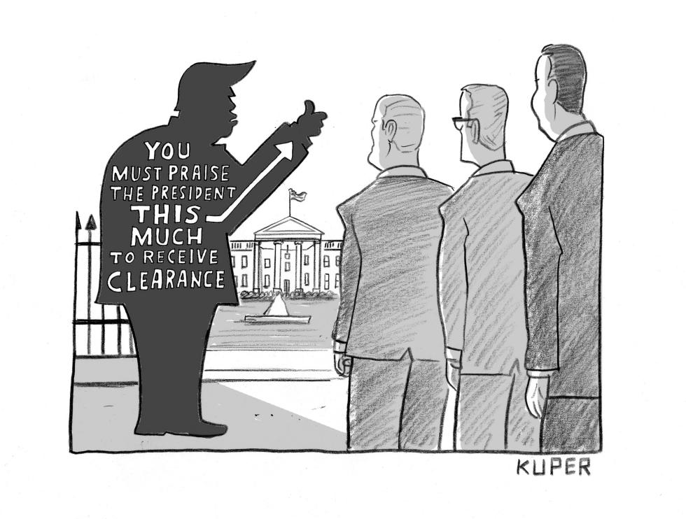  TRUMP'S BAR by Peter Kuper