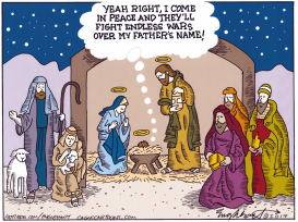 NATIVITY SCENE by Bob Englehart