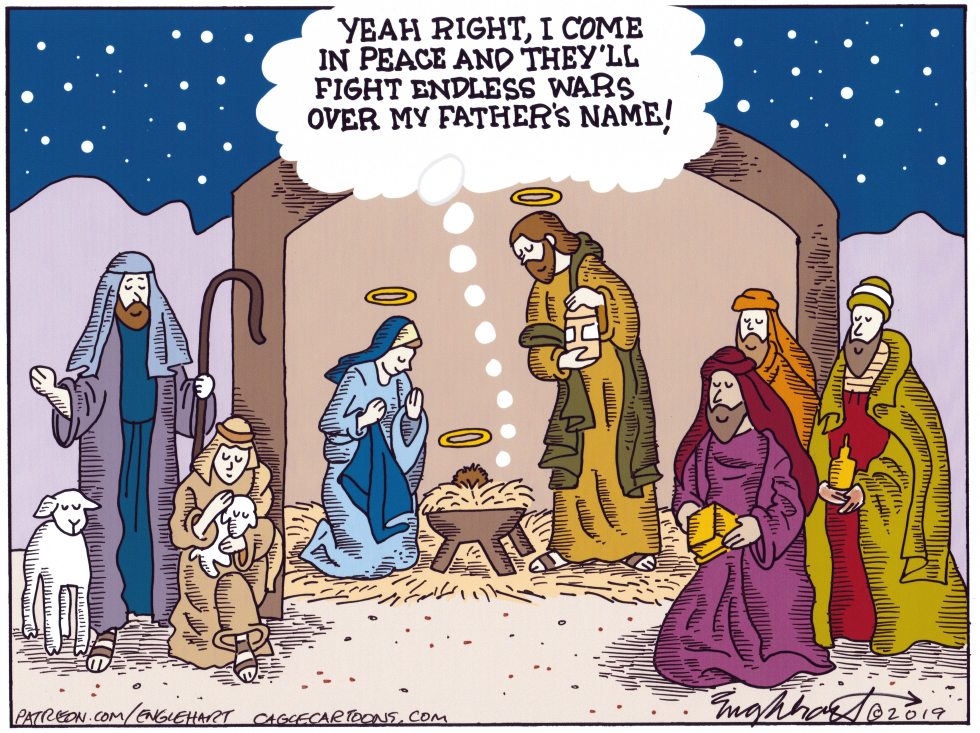  NATIVITY SCENE by Bob Englehart