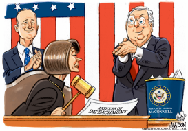 SENATOR MCCONNELL IMPEACHMENT CLAP BACK  by R.J. Matson