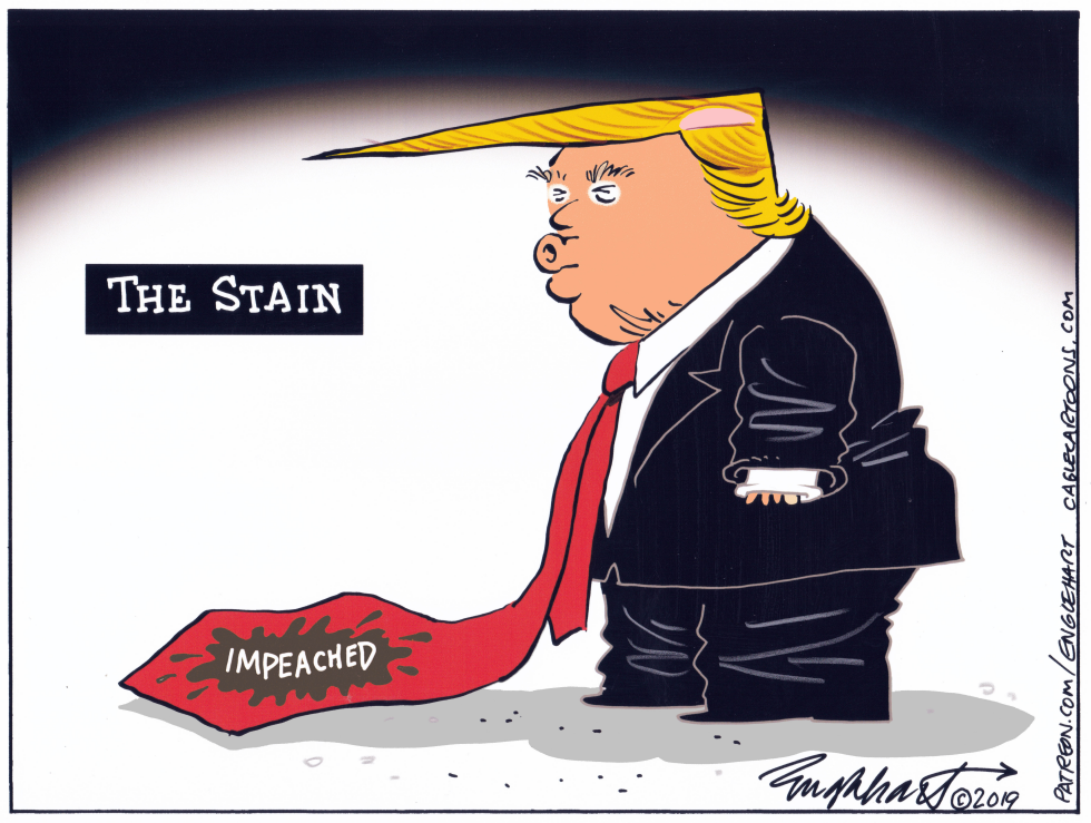  IMPEACHMENT STAIN by Bob Englehart