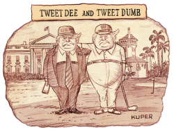 TWEET DEE TWEET DUMB by Peter Kuper