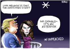 TRUMP CHRISTMAS STAR by Dave Whamond