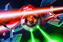 TRUMP SPACE FORCE by Bart van Leeuwen