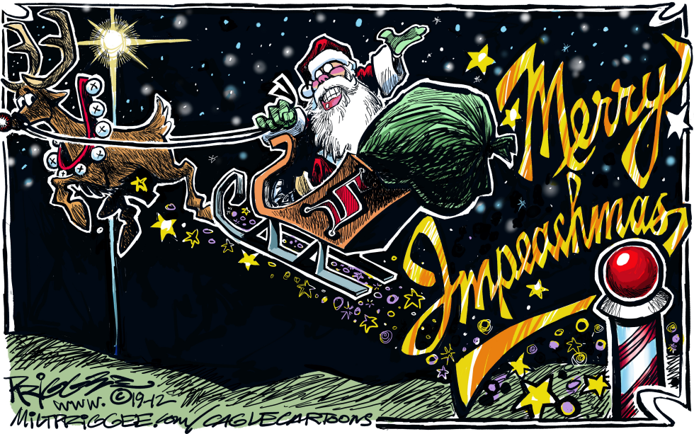  MERRY IMPEACHMAS by Milt Priggee