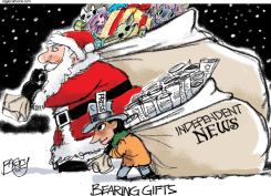 SANTA NEWS by Pat Bagley