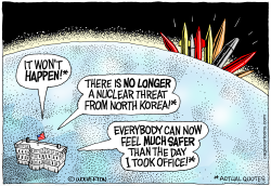 NO NUCLEAR THREAT FROM NORTH KOREA by Monte Wolverton