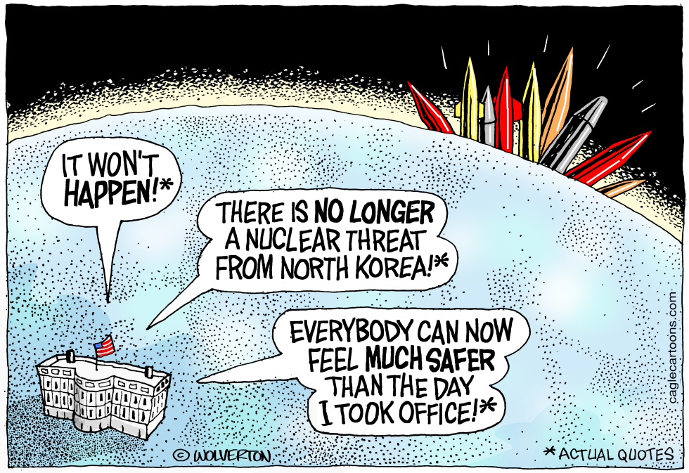  NO NUCLEAR THREAT FROM NORTH KOREA by Monte Wolverton