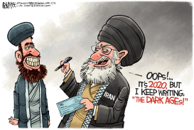 IRAN DARK AGES by Rick McKee