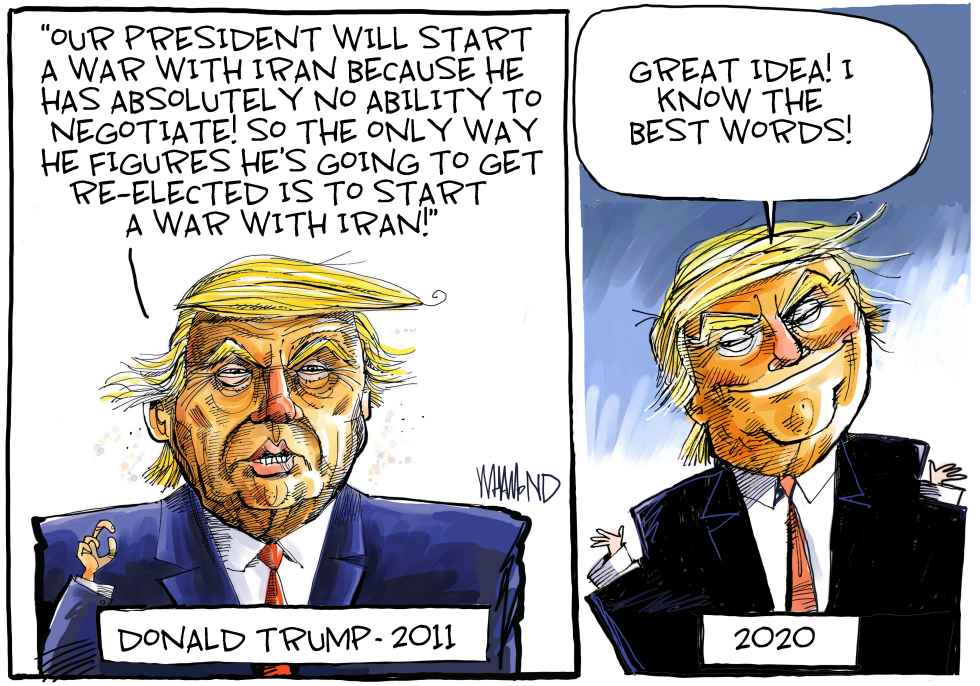  WAR WITH IRAN by Dave Whamond