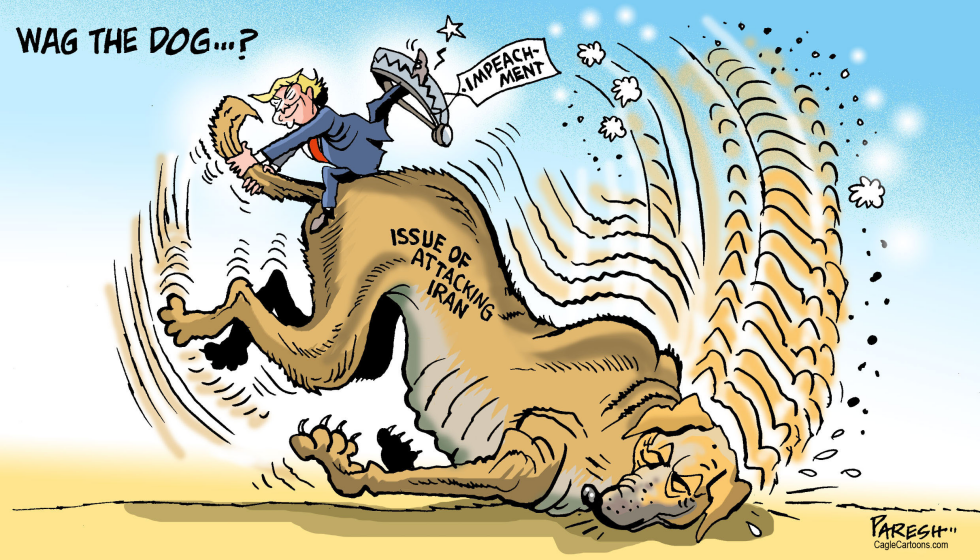  TRUMP WAGS THE DOG by Paresh Nath