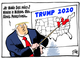 TRUMP MIDDLE EAST POLICY 2020 by Tom Janssen