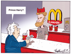 PRINCE HARRY by Bob Englehart