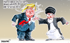 NOT A FORCEFUL SLAP by Sabir Nazar