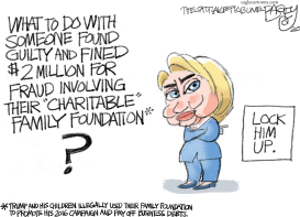 CLINTON FOUNDATION by Pat Bagley