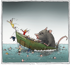 SINKING SHIP by Joep Bertrams