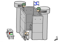 PALESTINIAN ELECTIONS by Stephane Peray