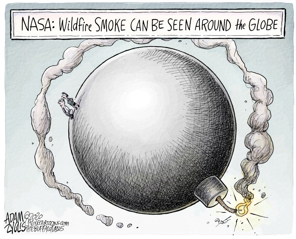  THE SMOKE by Adam Zyglis