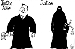 TWO JUSTICES by Mike Lane