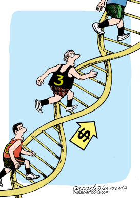 RACE FOR THE GENOME  by Arcadio Esquivel