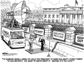 NEWS NETWORK EAVESDROPS ON SECRETIVE WHITE HOUSE by RJ Matson