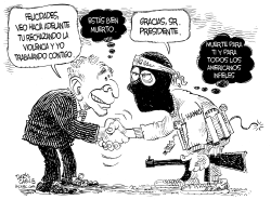 HAMAS Y LOS USA by Daryl Cagle