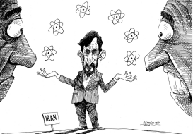 AHMADINEJAD- JONGLIER by Petar Pismestrovic