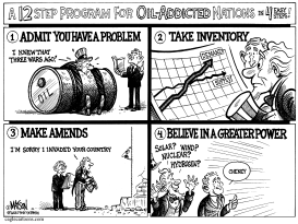 12 STEP PROGRAM FOR OIL-ADDICTED NATIONS by RJ Matson