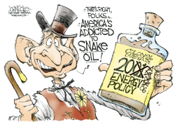 BUSH SNAKE OIL   by John Cole