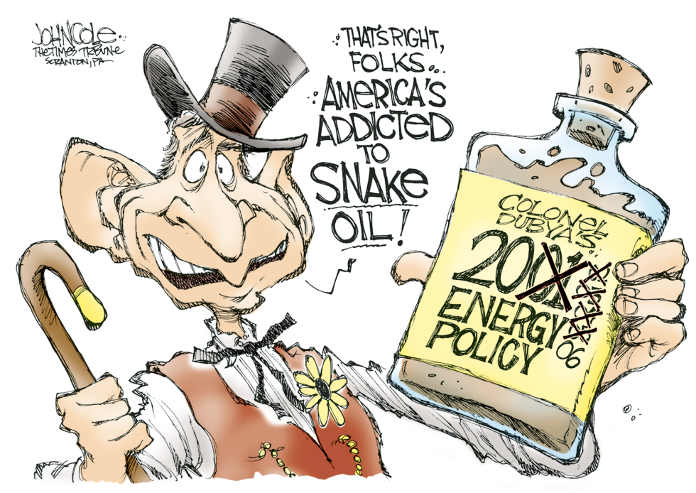  BUSH SNAKE OIL   by John Cole