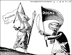 FREEDOM AND DOGMA by Osmani Simanca