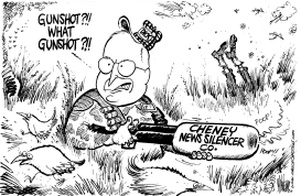 THE CHENEY SILENCER by Mike Lane