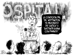 VOCERO DEL HOSPITAL by Daryl Cagle