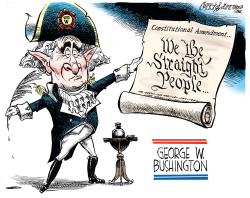 BUSH AMENDS CONSTITUTION by Patrick Corrigan